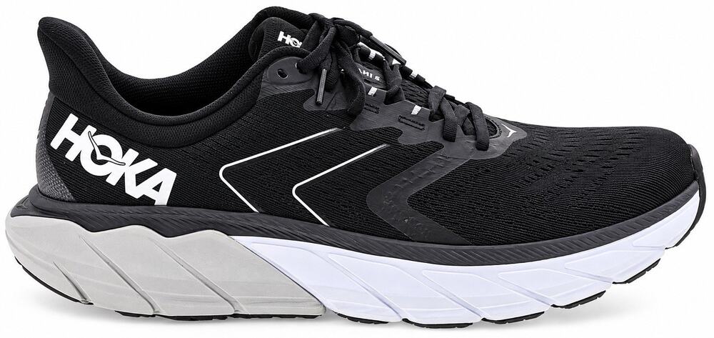HOKA One Arahi 6 Women’s 11 Black White Running/Walking Shoes Athletic Sneakers